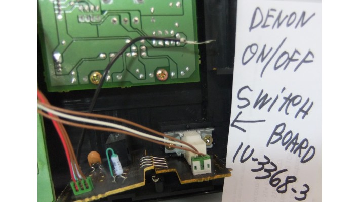 Denon 1U-3368-3 on off switch board